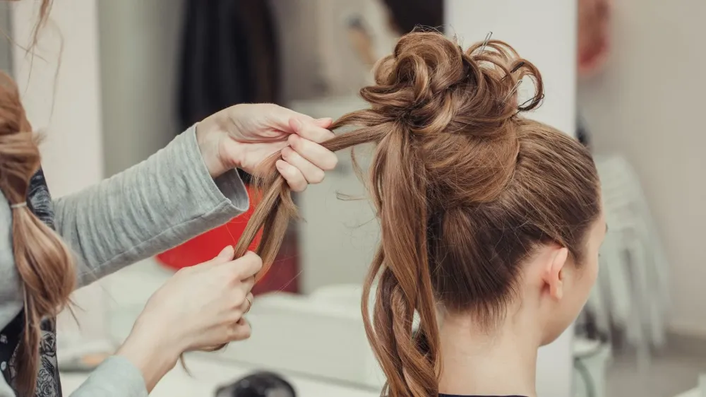 Coiffure chignon